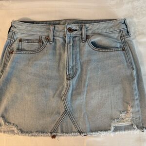 American Eagle Outfitters Light Blue Denim Skirt